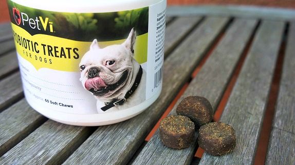 Probiotic treats for dogs from PetVi Nutrition