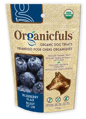 Organicfuls dog treats blueberry