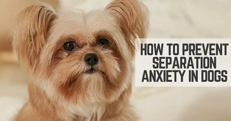 How to prevent a dog's separation anxiety