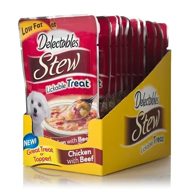 Delectables dog treat review