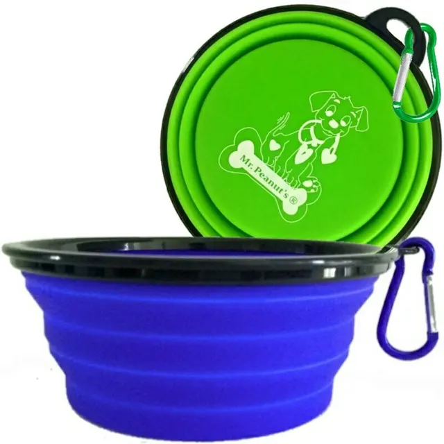 Mr. Peanut's collapsible dog bowls review