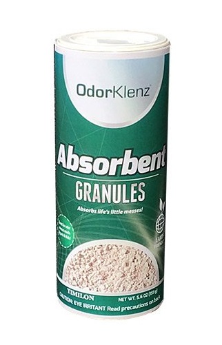 OdorKlenz review - absorbent granules