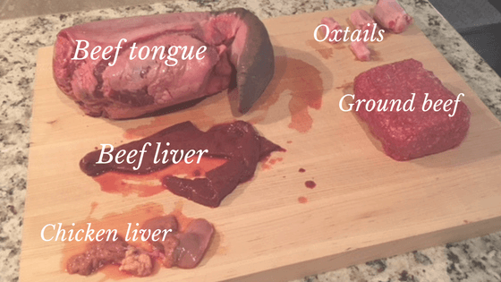 Easy raw dog food beef recipe