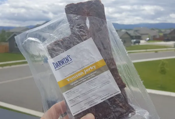 Win a package of Darwin's venison jerky treats!