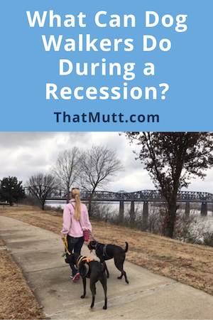 What dog walkers can do during a recession