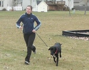 Running long distance with a dog
