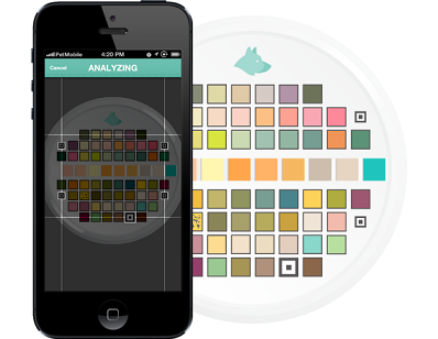 Petnostics is an app for the iPhone or iPad that allows you to check a dog or cat's health from home