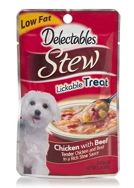 Delectables dog treat review