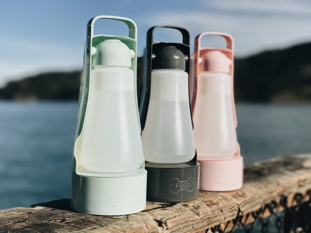 Portable dog food and water bowl - Poochables to Go