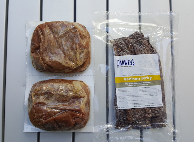 Darwin's venison jerky treats