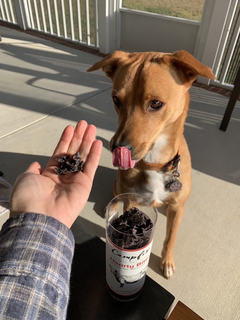 Campfire dog treats